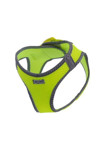 Doggie Havalı Dokuma Reflektör Serisi Küçük Irk Göğüs Tasması Sarı S-32-38Cm Sarı