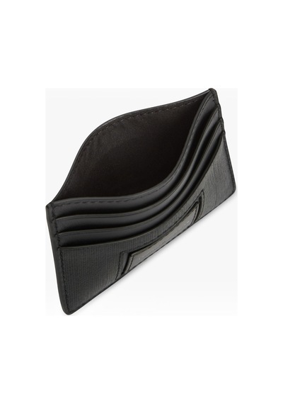 Tommy Hilfiger Th Foundatıon Cc Holder Erkek Siyah Cüzdan - Am0am14504