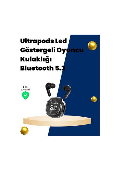 Bluetooth - 944 - 5.3 Kablosuz Kulaklık 30mm Sürücü Led - Csmo-tex - Ekranlı Mikrofonlu