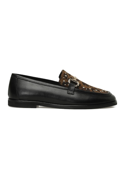 Nine West Umpay5 5pr Leopar Kadın Loafer 000000000102037948 Kahverengi