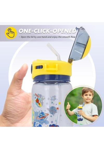 Vest Space Dino 650 Ml Plastik Matara - Vst-mt0006/u2051
