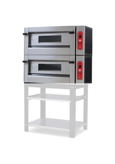 Empero Emp.9+9g Gazlı Pizza Fırını İki Katlı 30 Cm 9+9 Pizza Kapasiteli - Doğalgazlı
