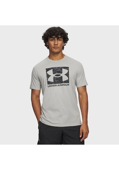 Under Armour Abc Camo Boxed Logo Erkek Gri Tişört