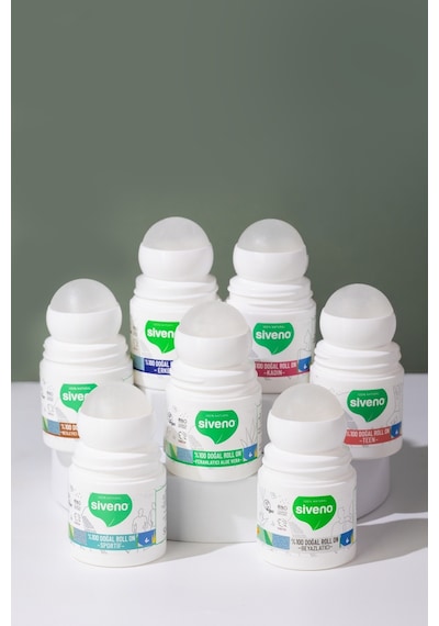Siveno %100 Doğal Roll-on Teen Girl Genç Kız Deodorant Ter Kokusu Önleyici Bitkisel Lekesiz 50 Ml X 2 Adet