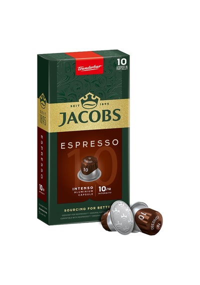 Jacobs Espresso 10 Intenso Nespresso Uyumlu Kapsül Kahve 10 Kapsül Kapsül Kahve