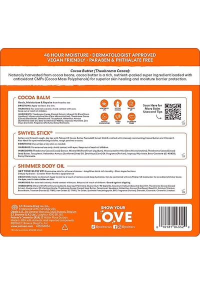 Palmers Cocoa Butter Moisture & Glow Cilt Bakım Seti