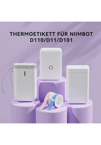 D110/d11/d101 Etiketler, Kendinden Yapışkanlı, 12 X 40 Mm Etiket Yazıcısı, Termal Kağıt, Okul, Ev, Ofis, Küçü 1