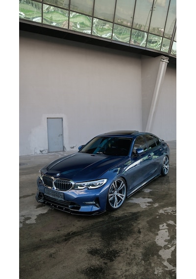 Bmw 3 Serisi G20 2018-2022 Ön Lip Sportline Uyumlu Piano Black Abs Tampon Altı Ek