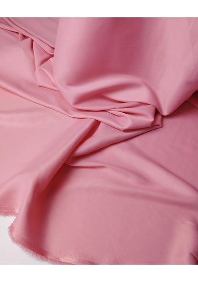 Açık Pembe Renkte Saten Kumaş En: 140cm-10743 Pembe