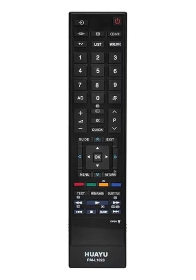 Hubrendy Sh Toshiba Rm-l1028 3d Lcd-led Tv Kumandası