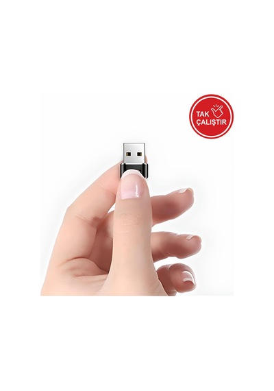 Usb To Type-c Otg Çevirici Adaptör - Hızlı Şarj Ve Data Aktarımı