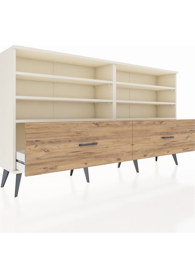 Arges Konsol 6 Raflı 2 Çekmeceli 176x30x99 Aytaşı-aytaşı/çam Aytaşı-aytaşı/çam Arges Konsol 6 Raflı 2 Çekmeceli 176x30x99 Aytaşı-aytaşı/çam Aytaşı-aytaşı/çam