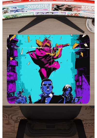 Kat Ana Zero Kaymaz Dikişli Kauçuk Oyuncu Mousepad V1 - 48x40 Xl Gaming Mouse Pad Fare Altlığı