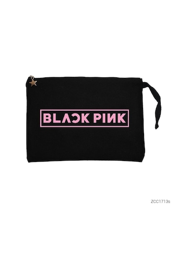Zepplin Giyim Blackpink Siyah Clutch Astarlı Cüzdan / El Çantası