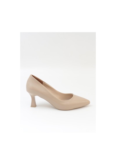Nesilshoes Nesil Shoes Özma 7021 Ten Topuklu Kadın Stiletto