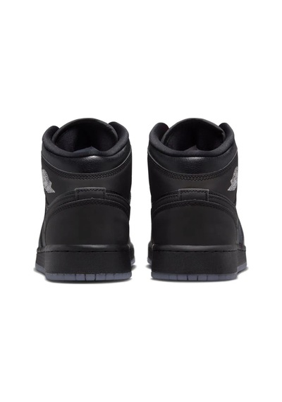 Nike Air Jordan 1 Mid Bg Çocuk Basketbol Ayakkabısı Siyah
