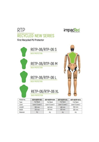 ImpacTec İmpactec Retp-06 Motosiklet Sırt Koruma