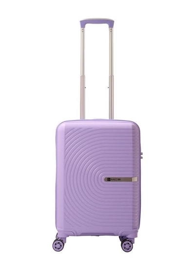 Mçs Bavul Orta Ve Kabin 2li Set Kırılmaz Silikon Valiz V374 Lila Lila
