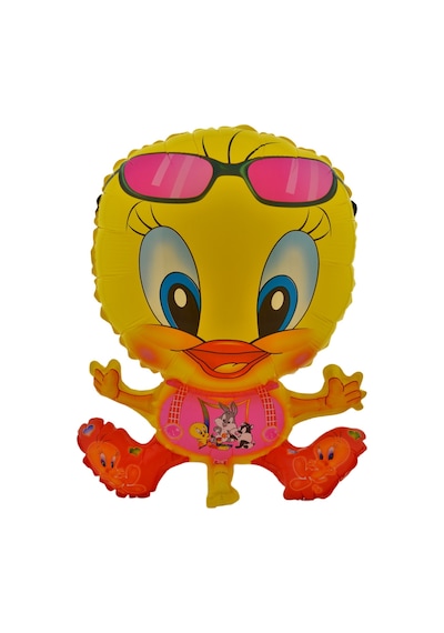 Tweety 3 Adet Büyük Boy 42cmx52cm Folyo Balon (Helyum) No:6