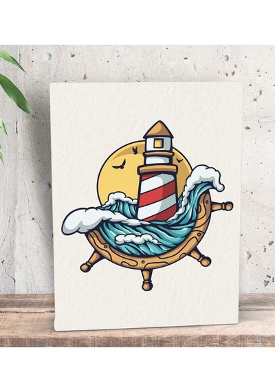 Bk Gift Dümen Tasarımlı Dekoratif Mini Kanvas Tablo 15X20Cm-1 (551116046)