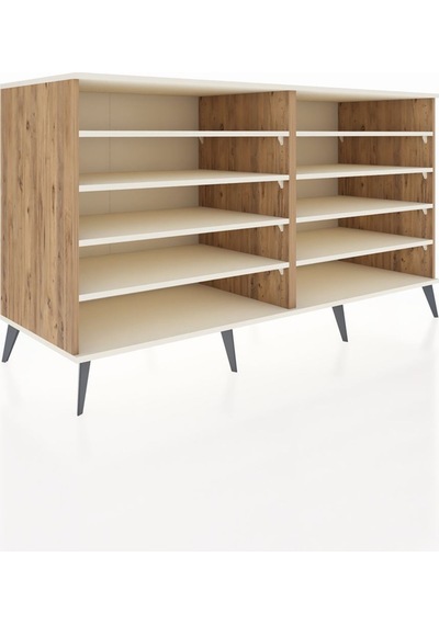 Kronos Konsol 8 Raflı 176x59x99 Çam-aytaşı Çam-aytaşı