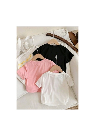 Stil-x Yeniz Sezon 3' Lü Takım Kız Çocuk Tshirt, Çok Renkli, %100 Pamuk Çok Renkli-5a Stil-x Yeniz Sezon 3' Lü Takım Kız Çocuk Tshirt, Çok Renkli, %100 Pamuk Çok Renkli-5a