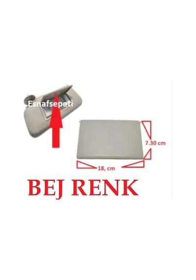 Opel insignia Güneşlik Ayna Kapağı Bej 1437222 552804461