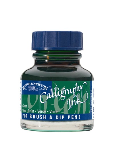Winsor & Newton Kaligrafi Mürekkebi. 30Ml - Green 289