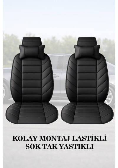 Kuga 2023 Uyumlu Premium Siyah Renk Lüks 2 Adet Minder Ve Yastık