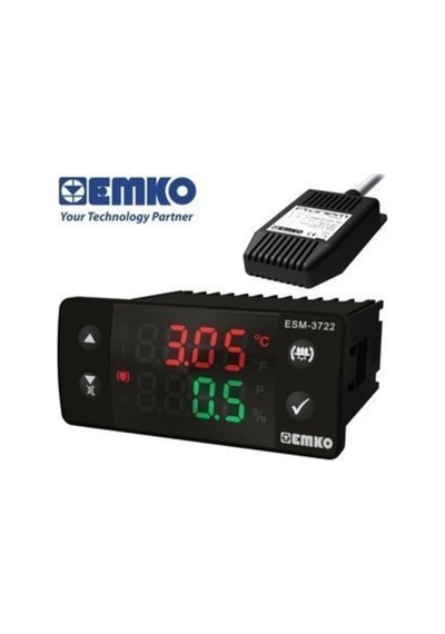 Emko 3722 Isı Nem Motor Çevirme Cihazı Ssr Çıkışlı
