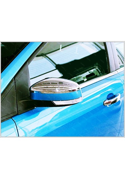 Ford Mondeo Paslanmaz Krom Ayna Kapağı 2 Prç. 2007-2014 Arası