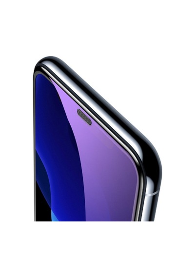 Baseus Apple Uyumlu   iPhone Xs-X 5.5 Ekran Koruyucu Full Anti Blue Light Tempe Siyah