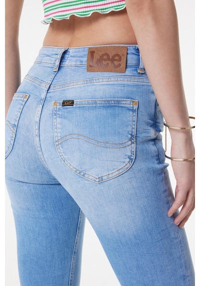 Lee Scarlett Skinny Fit Dar Kesim Yüksek Bel Açık Mavi Esnek Jean Kot Pantolon L626014404