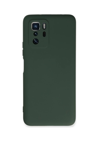 Xiaomi Poco X3 Gt Kılıf Nano İçi Kadife Silikon - Koyu Yeşil 0.2M-Çok Renkli