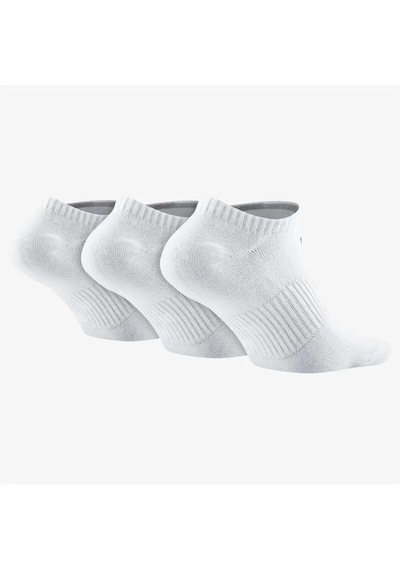 Nike Performance Lightweight No Show 3'lü Pamuklu Soket Çorap Beyaz