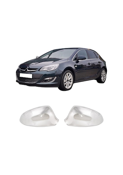 Opel Astra J Uyumlu 2009-2015 Ayna Kapağı Paslanmaz Çelik