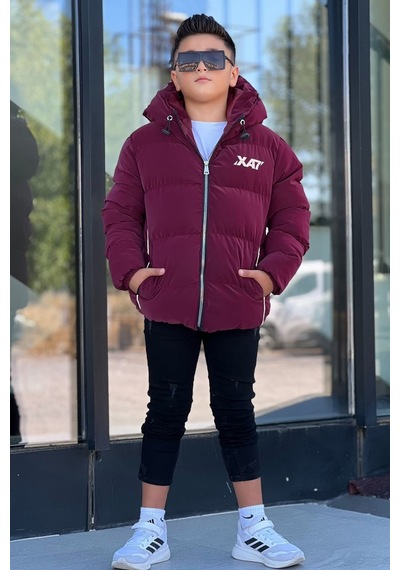 Pina Kids Erkek Çocuk Kapüşonlu Baskılı Reflöktör Detaylı Nova Kumaş Kışlık Şişme Mont Km4017 Bordo Pina Kids Erkek Çocuk Kapüşonlu Baskılı Reflöktör Detaylı Nova Kumaş Kışlık Şişme Mont Km4017 Bordo
