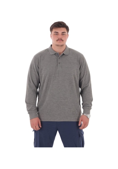 Erkek Büyük Beden 115-155 Kilo Arası İçin Uygun Uzun Kol Polo Yaka Mevsimlik Sweatshirt Antrasit Erkek Büyük Beden 115-155 Kilo Arası İçin Uygun Uzun Kol Polo Yaka Mevsimlik Sweatshirt Antrasit