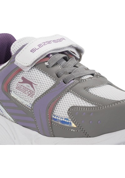 Slazenger Kendall Kız Çocuk Sneaker Ayakkabı Gri / Fuşya Gri - Fuşya