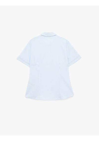 Koton Regular Fit Kısa Kollu Klasik Yaka Düğmeli Çizgili Poplin Gömlek Mavi Çizgili 6sak60560uw Antrasit Koton Regular Fit Kısa Kollu Klasik Yaka Düğmeli Çizgili Poplin Gömlek Mavi Çizgili 6sak60560uw Antrasit