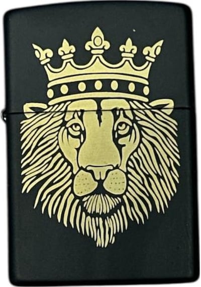 Zippo 218106472 Lion Design Laser 2 Çakmak