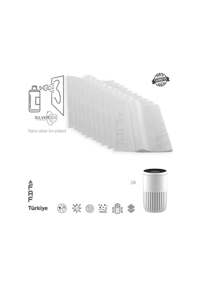 10 Pcs Electrostatic Dust Trap Pre-filter For Bosh Purifier Serisi Hava Temizleyici Filtre Üstü