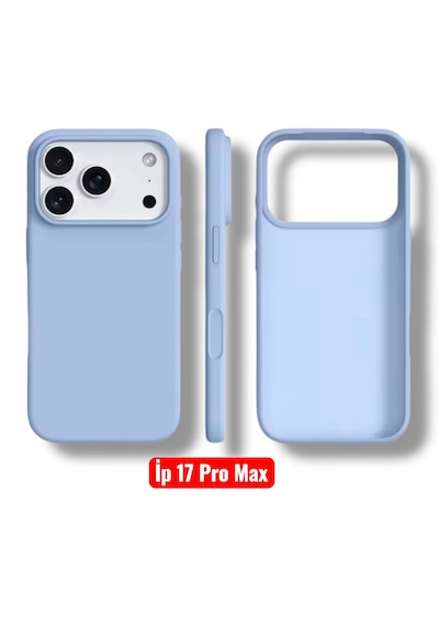 Apple Uyumlu iPhone 17 Pro Max Kılıf Kamera Çıkıntılı Yumuşak Silikon İçi Kadife Lansman Kapak . Bebek Mavisi Apple Uyumlu iPhone 17 Pro Max Kılıf Kamera Çıkıntılı Yumuşak Silikon İçi Kadife Lansman Kapak . Bebek Mavisi