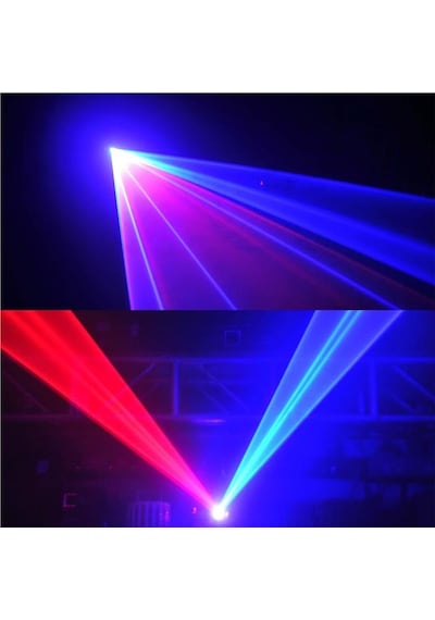 Layu C220rb Kırmızı-mavi Çift Renk Beam Efekt Sahne Disko Lazer Işık