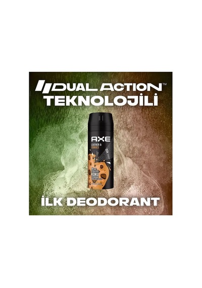 Jenerik Axe Erkek Sprey Deodorant Leather & Cookies 48 Saat Etkileyeci Koku 150 Ml