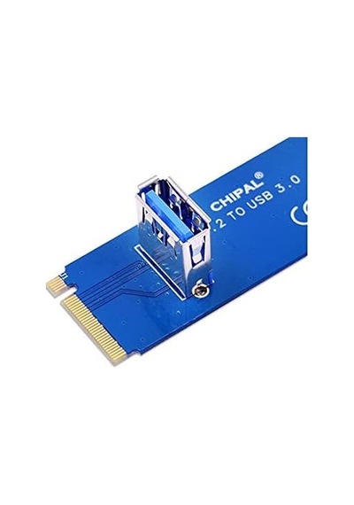 4444 Ngff M2 Ssd To Usb 3.0 Pci-e 1x 16x Çevirici Dönüştürücü Riser Kart Adaptörü