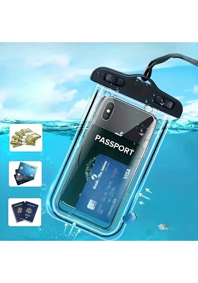 Batmaz Su Geçirmez Telefon Kılıfı Şeffaf Dokunmatik Dalgıç Koruma Deniz Havuz Plaj Kullanımı