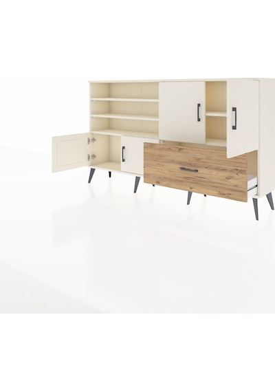 Arges Konsol 5 Raflı Tek Çekmeceli 4 Kapaklı 176x30x99 Aytaşı-ayt Aytaşı-aytaşı/çam Arges Konsol 5 Raflı Tek Çekmeceli 4 Kapaklı 176x30x99 Aytaşı-ayt Aytaşı-aytaşı/çam