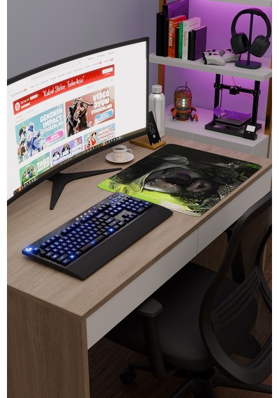 Call Of Duty Kaymaz Dikişli Kauçuk Oyuncu Mousepad V5 - 48x40 Xl Gaming Mouse Pad Fare Altlığı