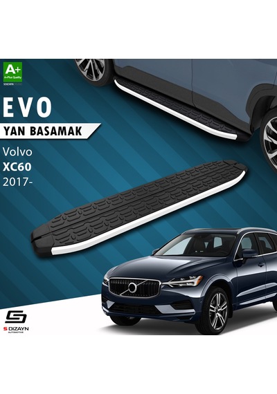 S-dizayn Volvo Xc60 2 Evo Aluminyum Yan Basamak 193 Cm 2017 Üzeri